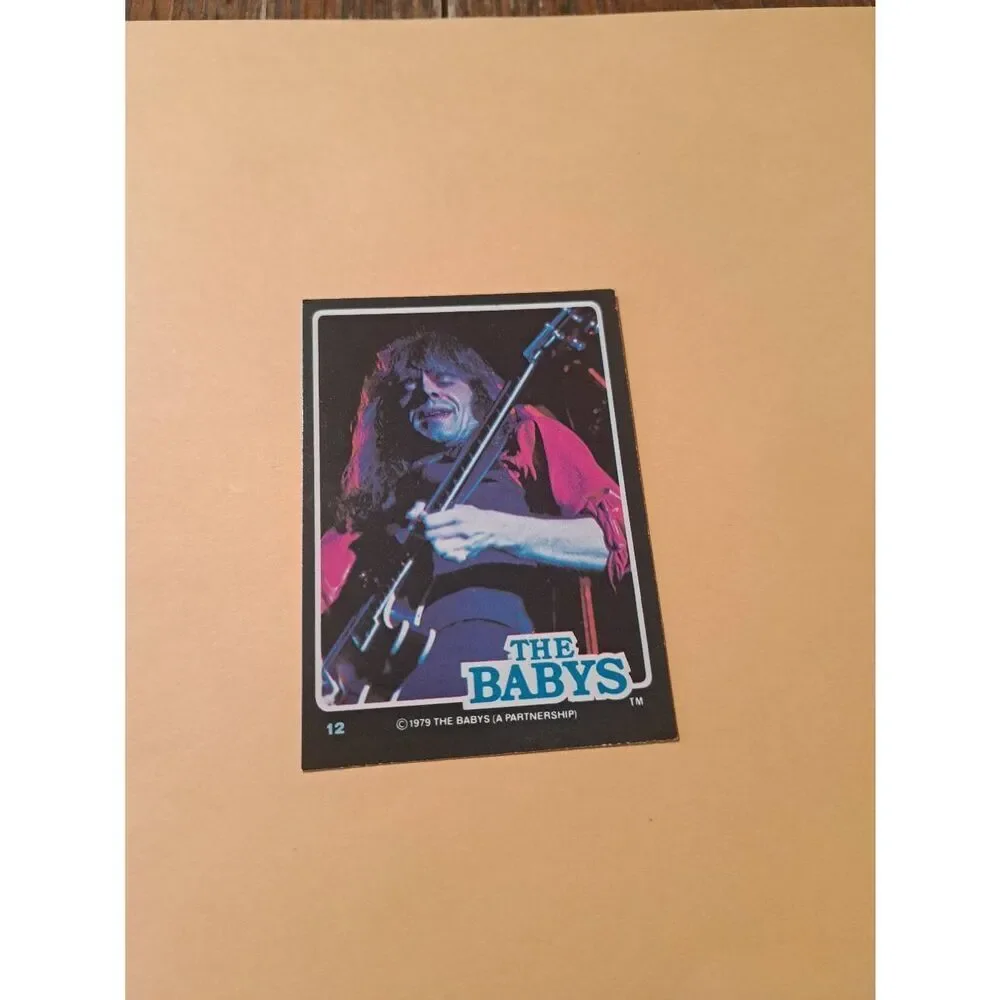 Vintage 1979 The Babys Trading Card #12 London Rock Band Collectible